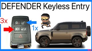 Land Rover Defender L663 Keyless Locking Explained / Tested &amp; How To Disable