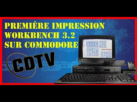 Première impression sur le workbench 3.2 sur CDTV