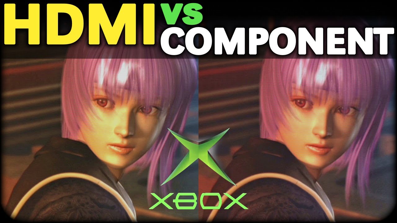 HDMI vs Component (OSSC) Kaico Microsoft Xbox YouTube