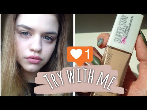 АСМР/ASMR Тестирую тон от Maybelline Super Stay