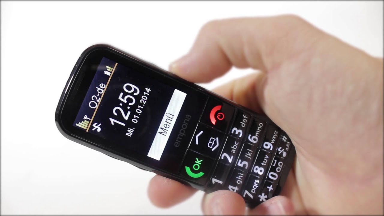 Seniorenhandy Emporia Eco C160 Schwarz Youtube