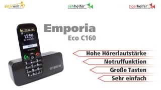 Seniorenhandy Emporia Eco C160 Schwarz