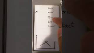 UX Portfolio Paper prototype 1