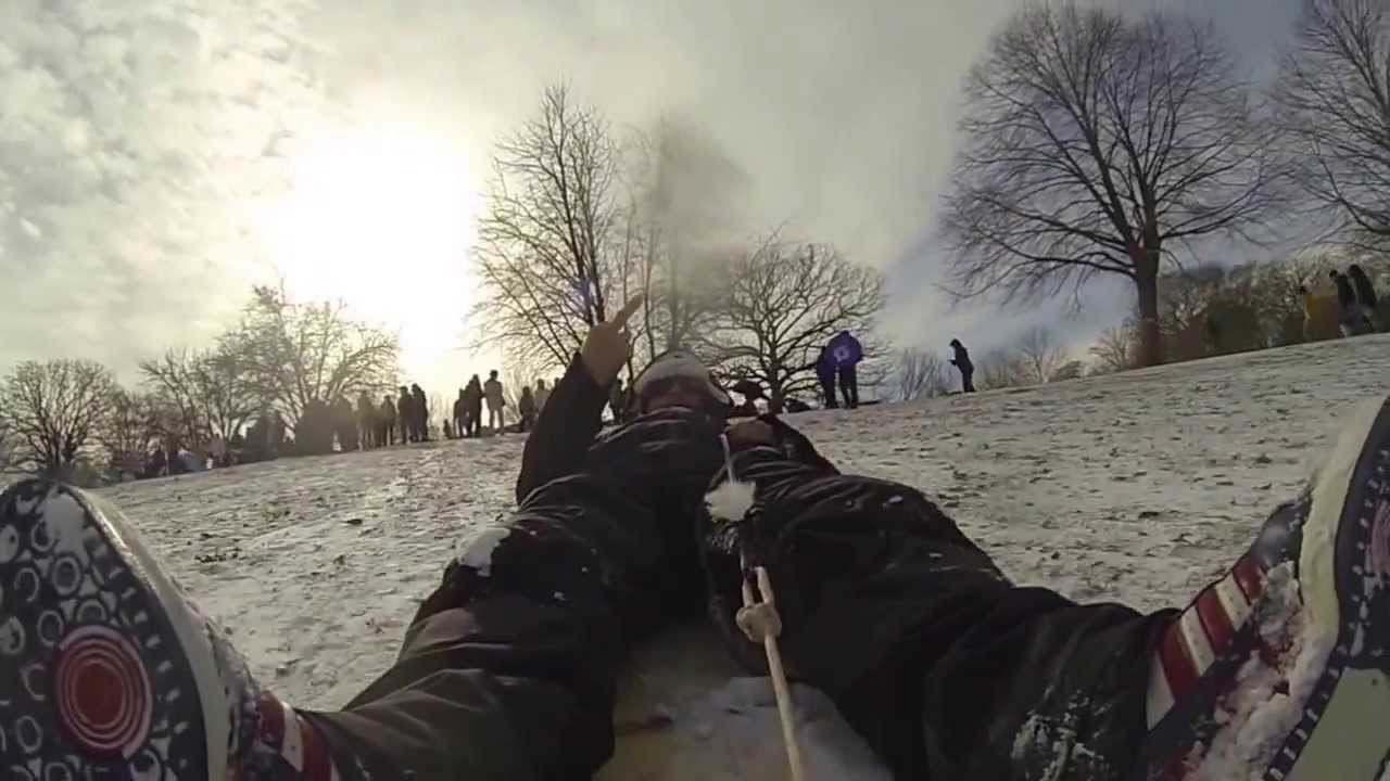 Surfing Atlanta's Snowpocalypse (GoProHero3) YouTube