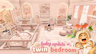 BLOXBURG: Twin Bedroom Idea | New Bloxburg Baby Update ♡ screenshot 1