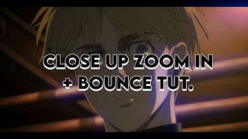 close up zoom transition + bounce tutorial | video star