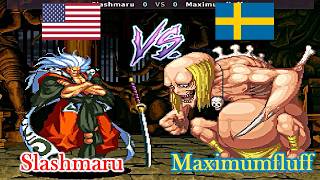 Samurai Shodown V Special - Slashmaru vs Maximumfluff