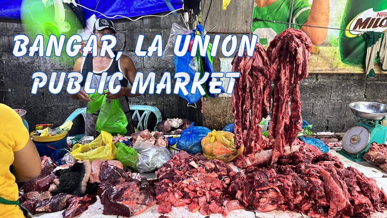 Part 1- Bangar Public Market | La Union | Bili ng Karne ng Kalabaw with Beb | Bisayang Ilocana