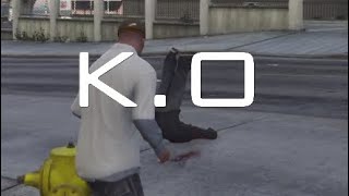 Franklin One Punches A Random Guy