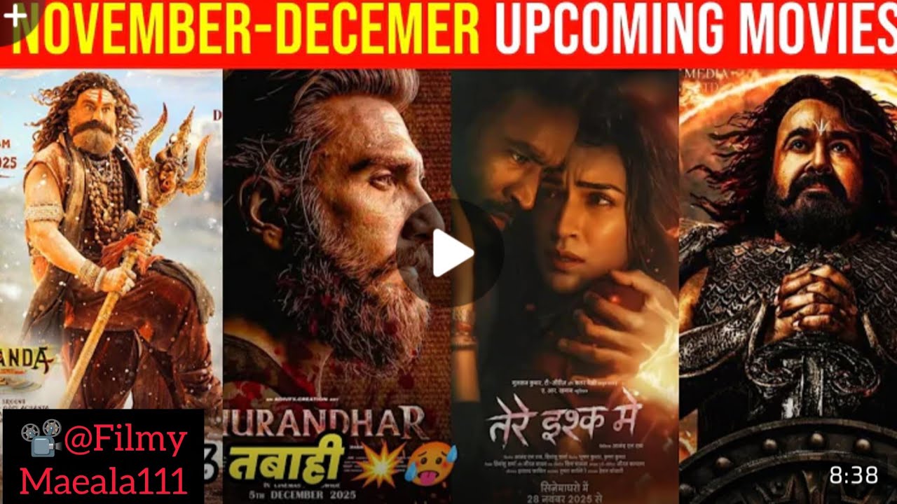 Upcoming Top 10 movie In November 2025 Bollywood Top 10 Movie In ...