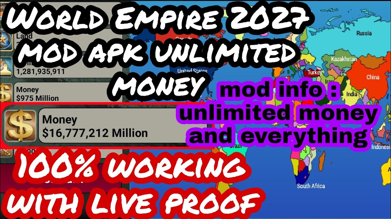 World Empire 2027 game mod apk how to hack World