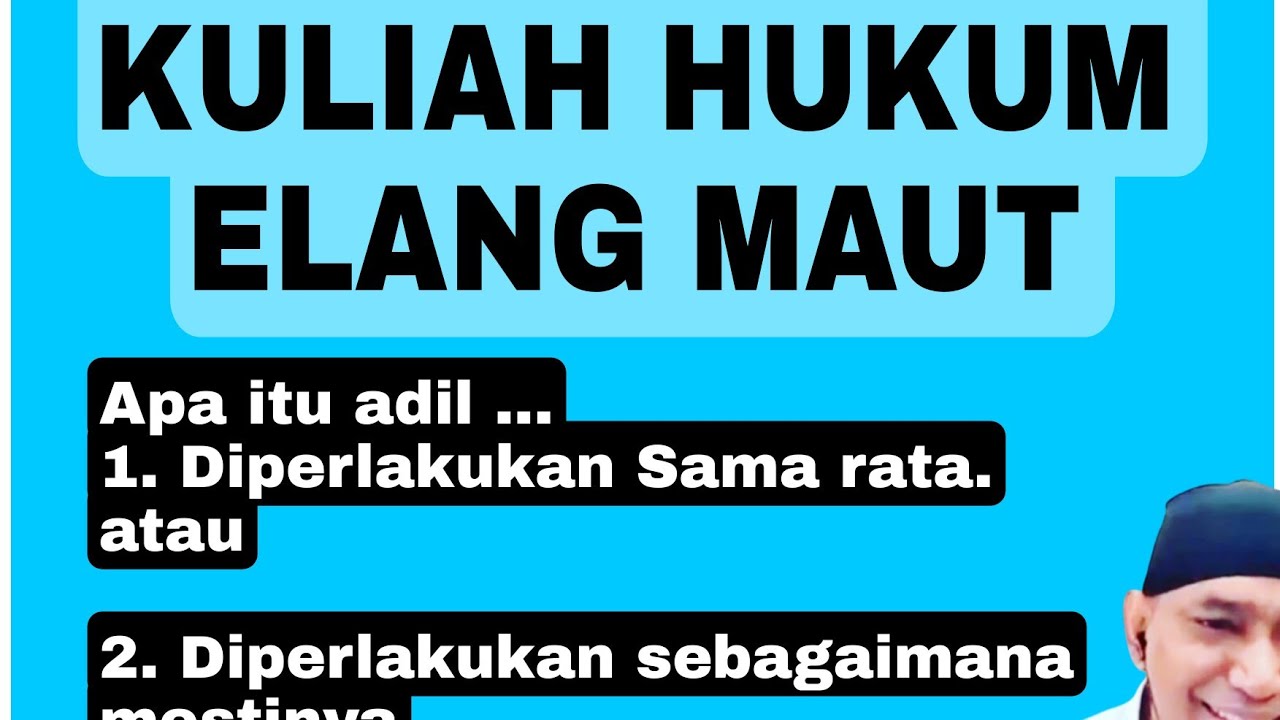 KULIAH HUKUM GRATIS ELANG MAUT
