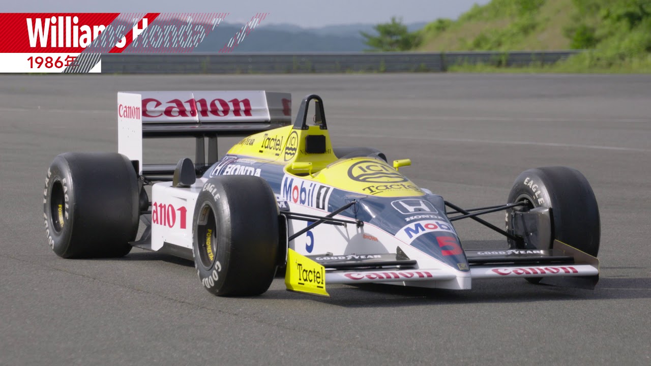 Honda Collection Hall走行確認テスト Williams Honda FW11 (1986