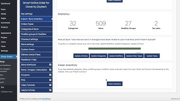 How to Sync and Clean the Inventory, what is Partial Payments? Smart Online Order for Clover