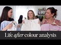 Clothes makeup hair shopping and more after a colour analysis session ft scrivspo