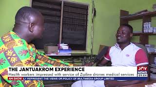 Health workers impressed with service of Zipline drone medical services - AM Show