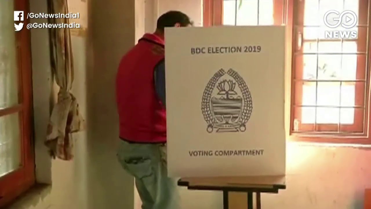 Block Development Council Polling Underway In J&K - YouTube