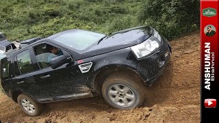 Gypsy toppled 😲 + OFFROADING with Land Rover Freelander 2, Endeavour, Fortuner