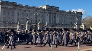 The Band Of The Grenadier Guards Changing The Guard Monday 12Th February 2024
