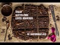 Vegan lentil brownies gluten free refined sugar free oil free