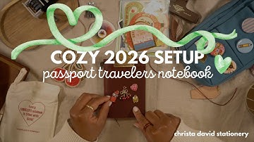 My 2026 Traveler’s Notebook Setup | Passport Inserts + Cozy Flip-Through