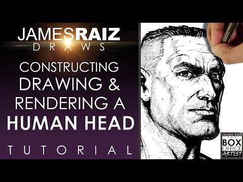HOW TO CONSTRUCT, DRAW AND RENDER A HUMAN HEAD