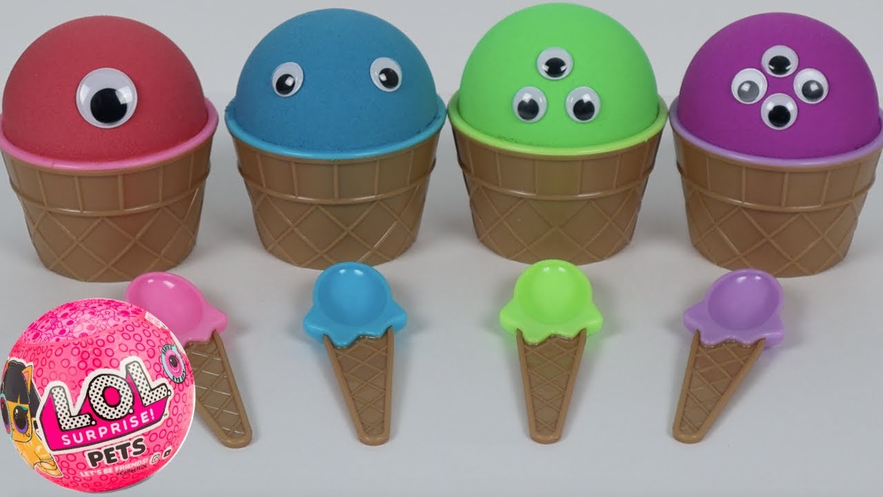 kinetic sand ice cream cups
