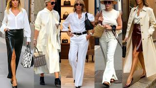 Italian Autumn Outfits 2025 🇮🇹 | Chic \& Effortless October Looks + Street Style Inspiration