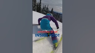 Fix your inside ski - Tip for intermediate/advanced skiers #skiing #Skitips #howtocarve #skitutorial