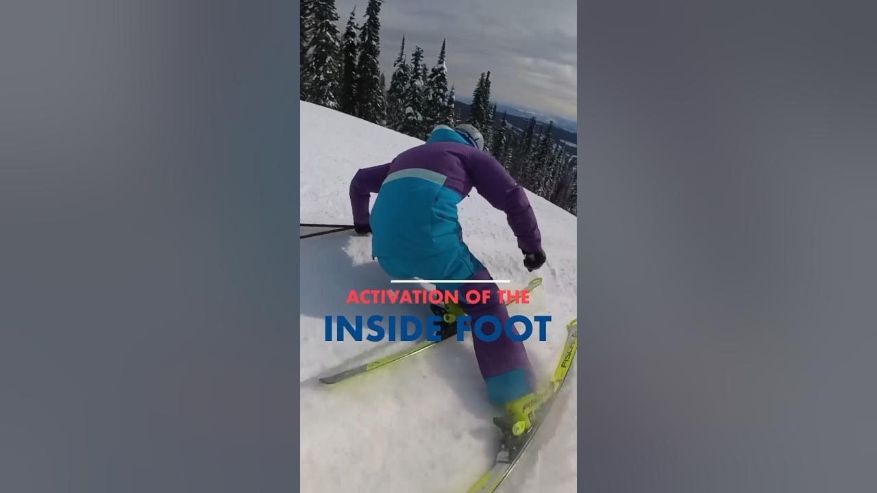 Fix your inside ski Tip for intermediate/advanced skiers skiing 