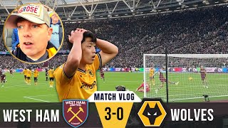 HAMMERED AGAIN IN LONDON 🤯 West Ham 3-0 Wolves MATCH VLOG | FAN VIEW