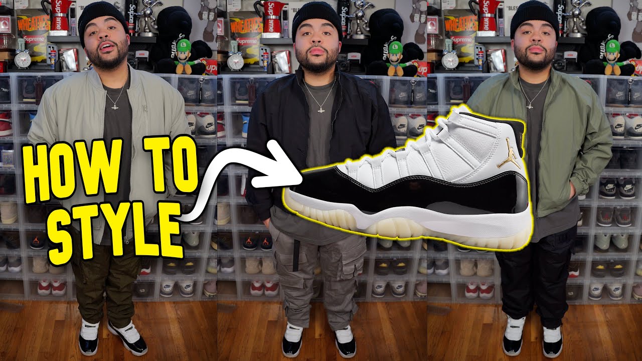 How To Style Jordan 11 Gratitude DMP 2023 On Feet! - YouTube