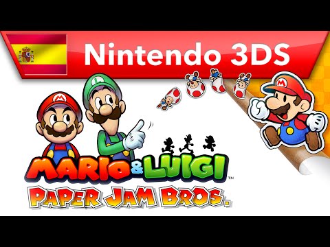 Mario & Luigi: Paper Jam Bros. - Tráiler del Nintendo Direct (Nintendo 3DS)