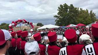 09-27-2025 New Mexico State @ New Mexico. The Spirit of New Mexico perform at the Lobo Walk.