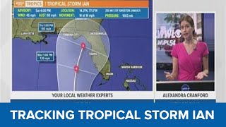 Saturday Tropical Storm Ian 4 P.m. Update Ian Set To Strengthen Soon