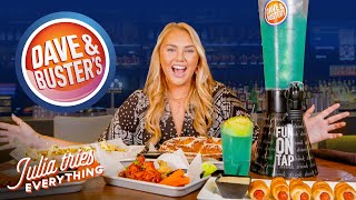 Trying 35 Of The Most Popular Dishes From The Dave & Buster's Menu | Delish screenshot 4