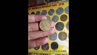 the price is this much, it turns out it's a 500 jasmine flower coin #money #ancientIndonesianmoney