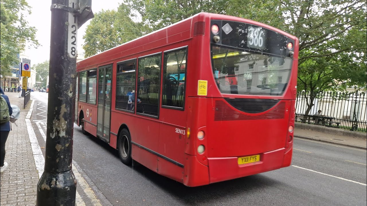 *Euro 4 Type Kickdown* Go-Ahead London SEN13 YX11FYS Bus Route 386