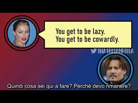 AUDIO: le ammissioni di Amber Heard - SOTTOTITOLI ITALIANO
