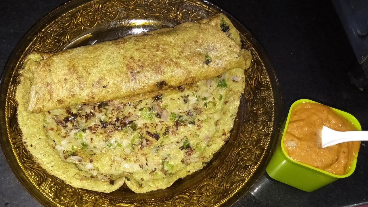 Pesarattu dosa and Inji chutney YouTube