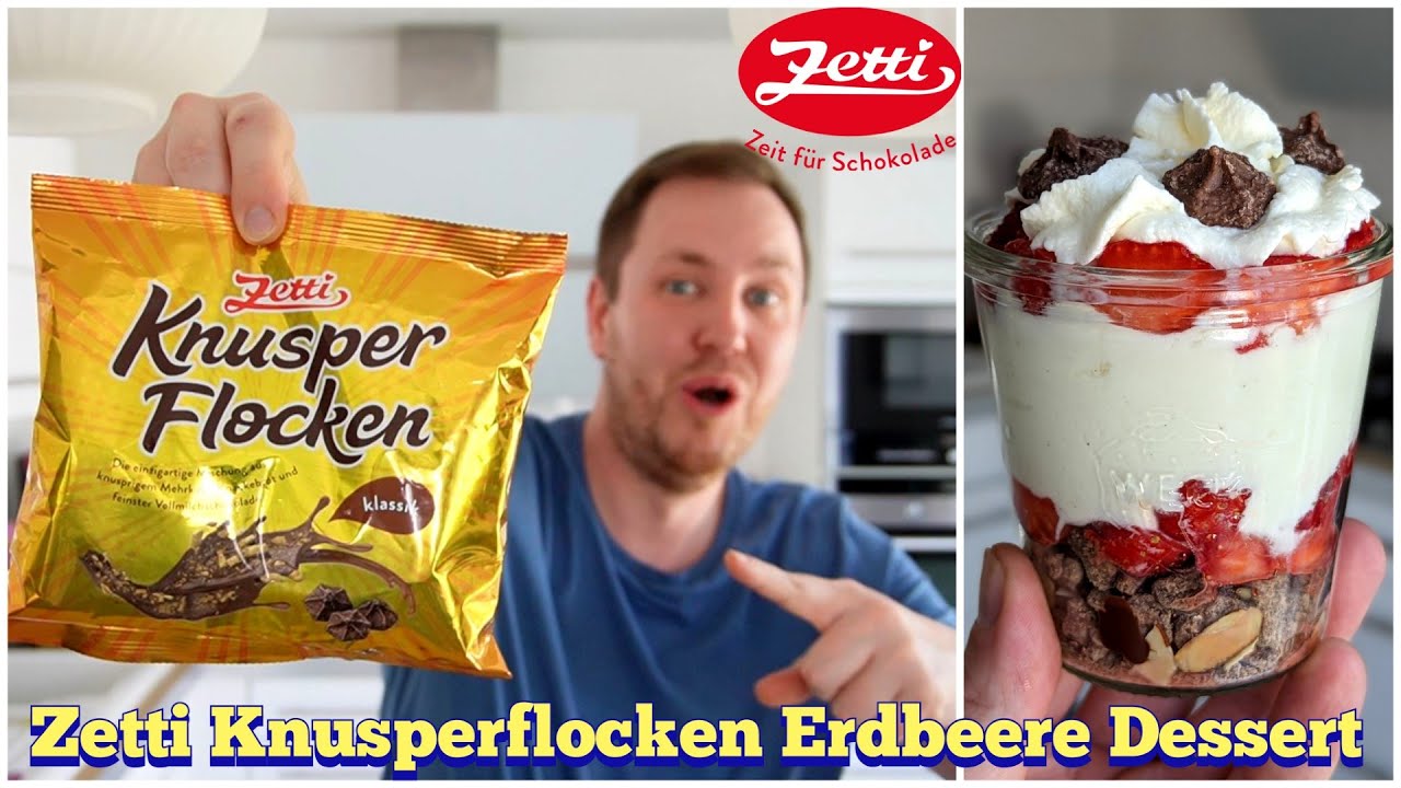 Zetti: Knusperflocken Erdbeere Dessert - YouTube