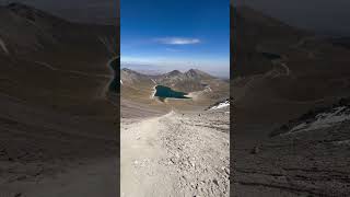 Rock Almost Hits Climbers as They Descend Toward Lagoons