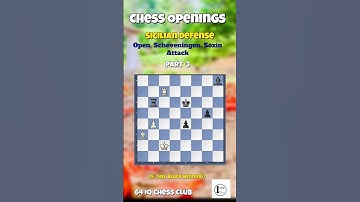 Sicilian Defense: Open, Scheveningen, Sozin Attack 3#chessstrategy #chesscom #chessgame#chesstactics