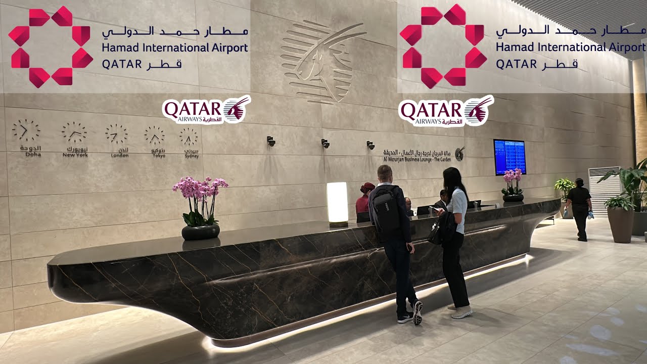 🌿 4K UHD Grand Tour: Al Mourjan Business Lounge - The Garden at Hamad International Airport! ✈️