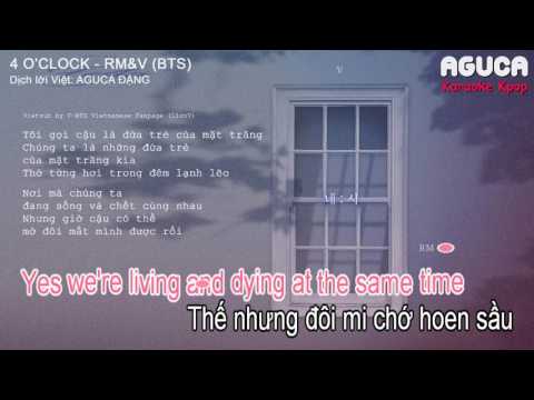 [Karaoke Việt] 4 O'CLOCK - RM&V (BTS)