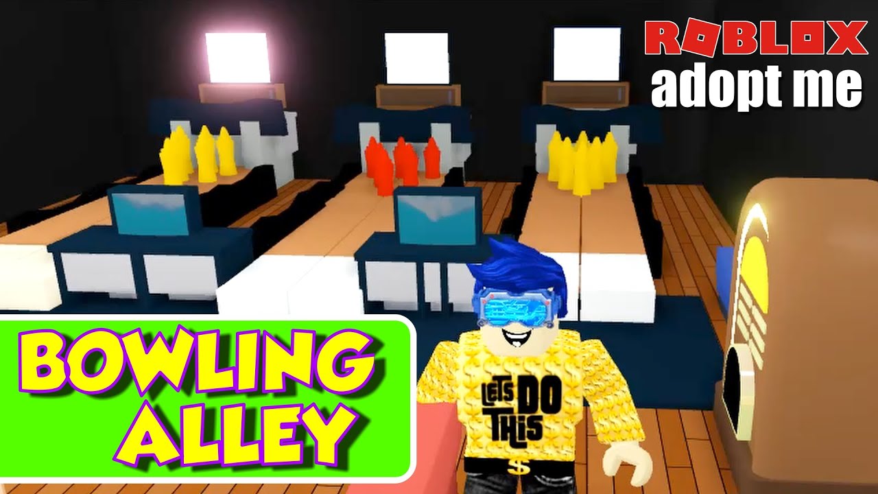 I Opened A Bowling Alley In Adopt Me Shop Home Update Tour Youtube - how to make a bowling game roblox