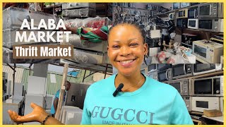 Inside Lagos Largest Cheap Used Fridges & Home Appliances Market| Alaba International Market 🇳🇬