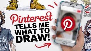 NO CONTROL! | Pinterest Tells Me What to Draw Game | Art Challenge screenshot 1