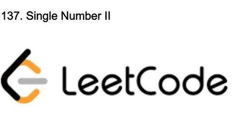 Single Number II BIT MANIPULATION
