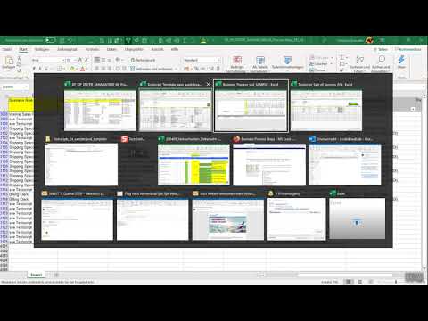 Business Prozess-Master-Liste als Excel-Datei von sapXPerience GmbH